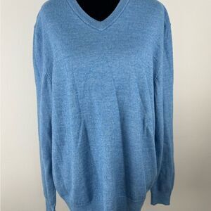 Club Room Light Blue V-Neck Sweater